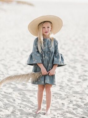 Rylee + Cru Girls Sand Dollar Dress
